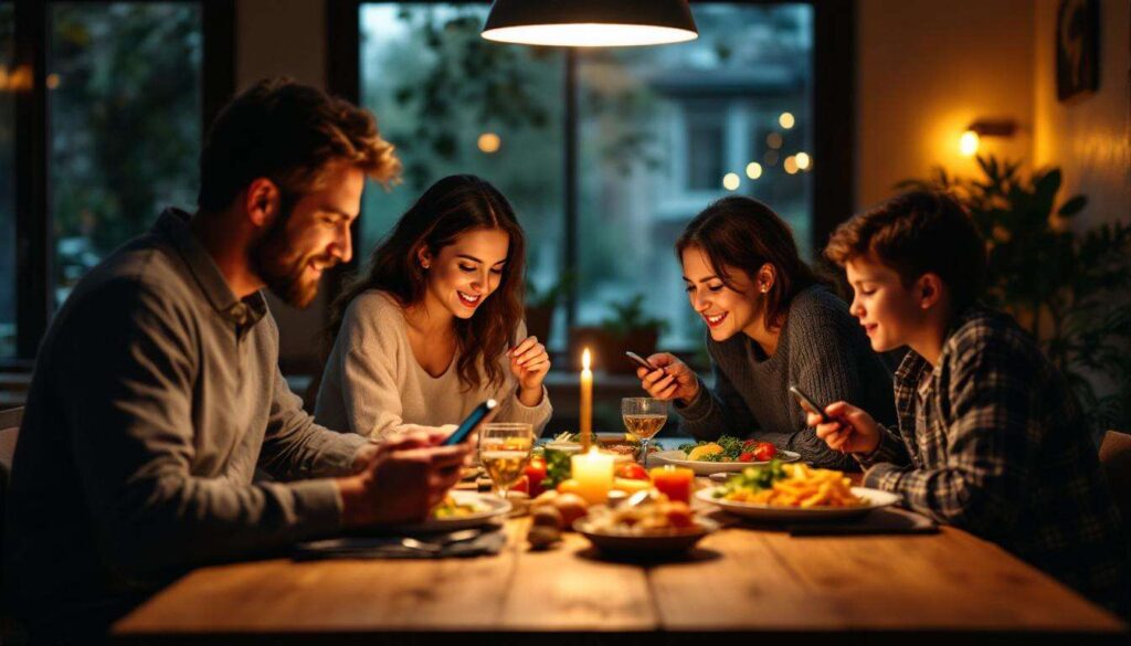 Wer nie das Handy am Esstisch benutzt, besitzt laut Studie diese soziale Reife