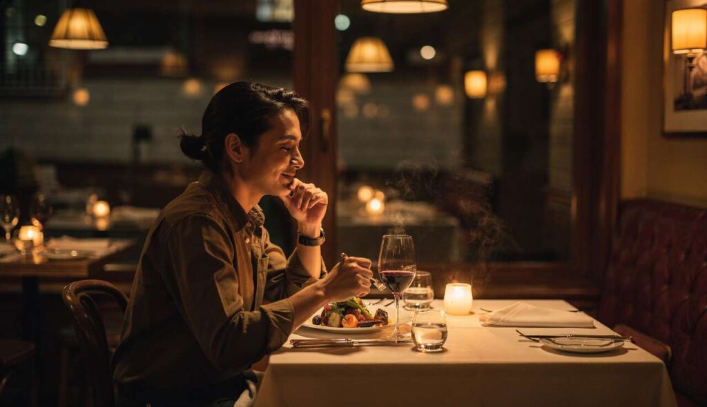 Menschen, die gerne alleine essen, haben laut Psychologie diese 6 inneren Stärken